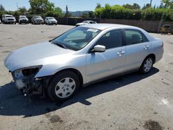 Salvage cars for sale at San Martin, CA auction: 2006 Honda Accord LX