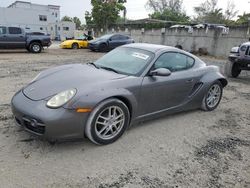 Salvage cars for sale from Copart Opa Locka, FL: 2007 Porsche Cayman