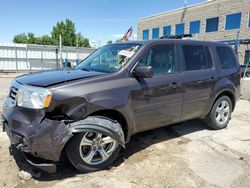 Salvage cars for sale from Copart Littleton, CO: 2014 Honda Pilot EXL