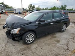 Salvage cars for sale at Pekin, IL auction: 2015 Nissan Sentra S