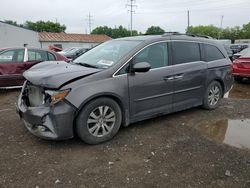 Salvage cars for sale from Copart Columbus, OH: 2014 Honda Odyssey EXL