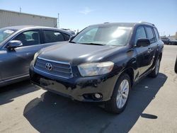 Salvage cars for sale at Martinez, CA auction: 2010 Toyota Highlander Hybrid Limited