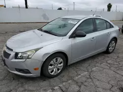 Chevrolet salvage cars for sale: 2013 Chevrolet Cruze LS