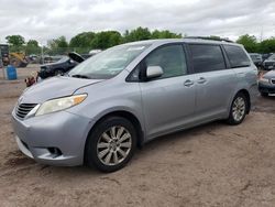 Salvage cars for sale from Copart Chalfont, PA: 2012 Toyota Sienna LE