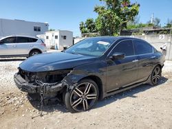 Honda salvage cars for sale: 2016 Honda Accord Sport