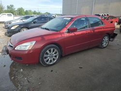 Salvage cars for sale at Lawrenceburg, KY auction: 2007 Honda Accord EX