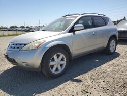 Salvage cars for sale at Eugene, OR auction: 2003 Nissan Murano SL