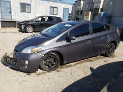 Salvage cars for sale from Copart Los Angeles, CA: 2013 Toyota Prius