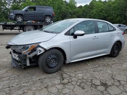 Toyota Corolla salvage cars for sale: 2020 Toyota Corolla LE