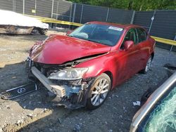 Salvage cars for sale at Waldorf, MD auction: 2011 Lexus IS 250