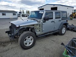 Salvage cars for sale at Airway Heights, WA auction: 2017 Jeep Wrangler Unlimited Sport