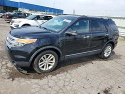 Salvage cars for sale at Woodhaven, MI auction: 2012 Ford Explorer XLT