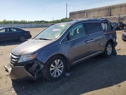 Salvage cars for sale at Fredericksburg, VA auction: 2015 Honda Odyssey EXL