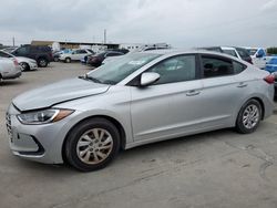 Salvage cars for sale from Copart Grand Prairie, TX: 2017 Hyundai Elantra SE