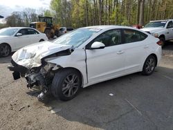 Salvage cars for sale at East Granby, CT auction: 2017 Hyundai Elantra SE