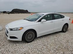Salvage cars for sale at Temple, TX auction: 2015 Ford Fusion Titanium