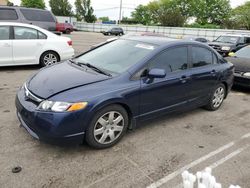 Salvage cars for sale at Moraine, OH auction: 2008 Honda Civic LX