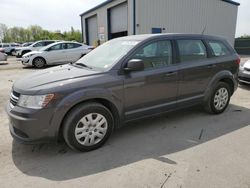 Salvage cars for sale from Copart Duryea, PA: 2015 Dodge Journey SE