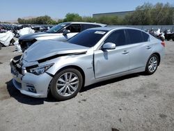 Salvage cars for sale at Las Vegas, NV auction: 2014 Infiniti Q50 Hybrid Premium