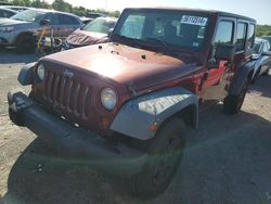 Salvage cars for sale at Cahokia Heights, IL auction: 2008 Jeep Wrangler Unlimited X