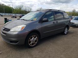 Salvage cars for sale from Copart Marlboro, NY: 2005 Toyota Sienna LE