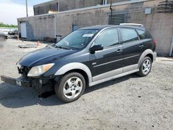Salvage cars for sale from Copart Fredericksburg, VA: 2007 Pontiac Vibe