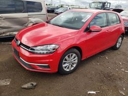 Volkswagen Golf s salvage cars for sale: 2019 Volkswagen Golf S