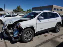 Salvage cars for sale at Littleton, CO auction: 2020 Jeep Cherokee Latitude Plus