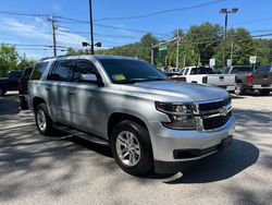 Salvage cars for sale at North Billerica, MA auction: 2016 Chevrolet Tahoe K1500 LS