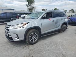 Salvage cars for sale at Tulsa, OK auction: 2019 Toyota Highlander SE
