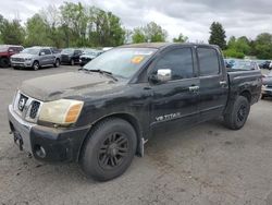 Salvage cars for sale from Copart Portland, OR: 2006 Nissan Titan XE