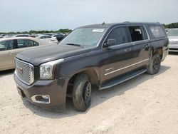 Salvage cars for sale from Copart San Antonio, TX: 2016 GMC Yukon XL Denali