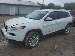 Salvage cars for sale from Copart Columbus, OH: 2017 Jeep Cherokee Limited