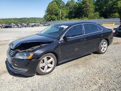 Vehiculos salvage en venta de Copart Concord, NC: 2013 Volkswagen Passat SE