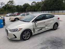 Salvage cars for sale from Copart Fort Pierce, FL: 2017 Hyundai Elantra SE