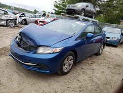 Salvage cars for sale at Seaford, DE auction: 2013 Honda Civic LX