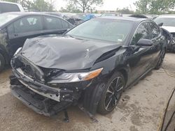 Salvage cars for sale at Bridgeton, MO auction: 2018 Toyota Camry XSE