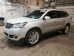 Salvage cars for sale at Casper, WY auction: 2015 Chevrolet Traverse LT