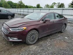 Vehiculos salvage en venta de Copart Grantville, PA: 2017 Ford Fusion SE