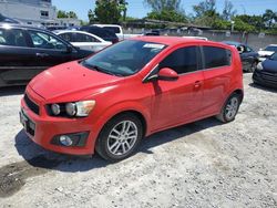 Salvage cars for sale at Opa Locka, FL auction: 2014 Chevrolet Sonic LT