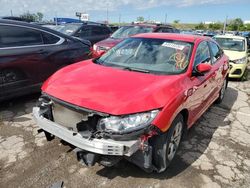 Vehiculos salvage en venta de Copart Woodhaven, MI: 2016 Honda Civic LX