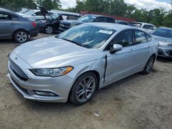 Salvage cars for sale from Copart Baltimore, MD: 2017 Ford Fusion SE Hybrid