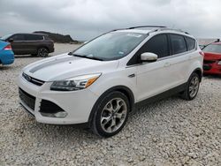 Salvage cars for sale at New Braunfels, TX auction: 2016 Ford Escape Titanium