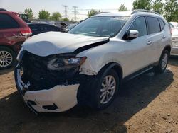 Salvage cars for sale at Elgin, IL auction: 2017 Nissan Rogue SV