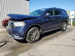 Salvage cars for sale at Duryea, PA auction: 2017 Dodge Durango SXT