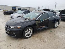 Salvage cars for sale at Haslet, TX auction: 2016 Chevrolet Malibu LT