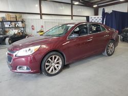 Carros salvage sin ofertas aún a la venta en subasta: 2015 Chevrolet Malibu LTZ