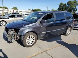 Salvage cars for sale from Copart Sacramento, CA: 2013 Chrysler Town & Country Touring