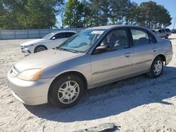 Salvage cars for sale at Loganville, GA auction: 2002 Honda Civic LX