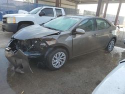Salvage cars for sale at Riverview, FL auction: 2017 Toyota Corolla L